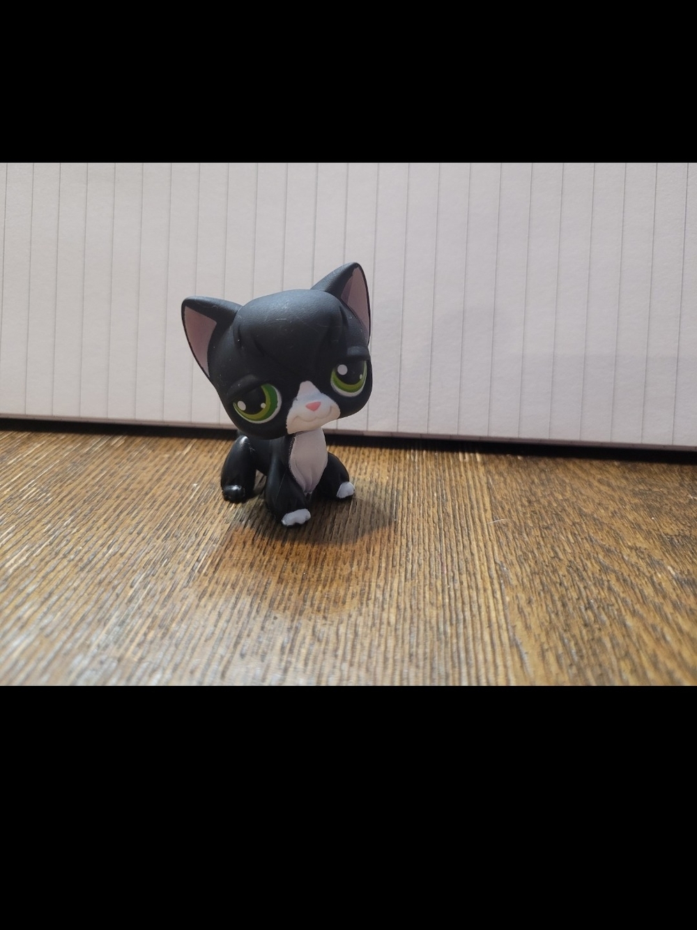 Littlest Pet Shop Black and White Cat #55 2004